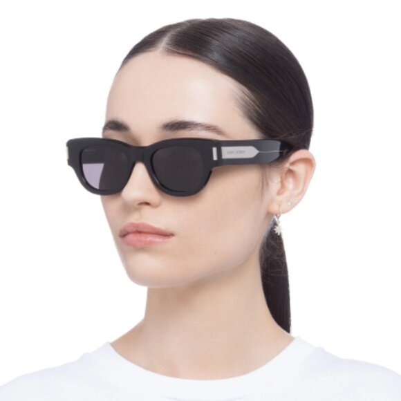 NEW SAINT LAURENT SL 573 002 DARK HAVANA WOMEN SUNGLASSES SAINT LAURENT SL573 - Picture 2 of 10